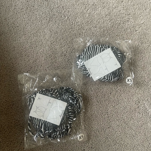 2 XS Zebra Bartender Bottle Girl Outfits - Picture 2 of 2